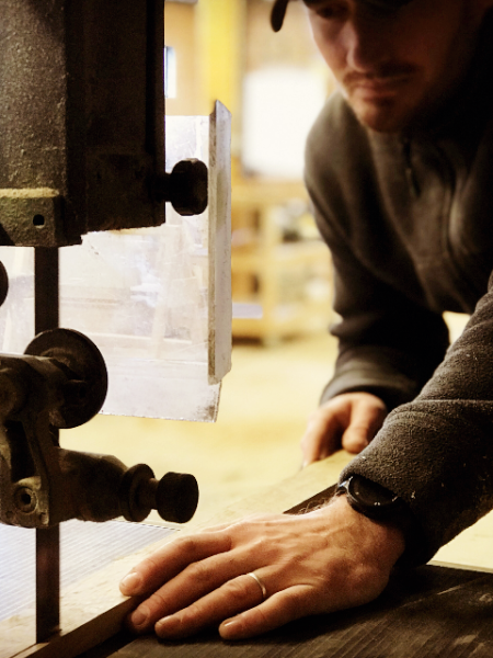 jks ebenistes travail equipe fabrication bretagne installation agencement sur mesure france normandie 2